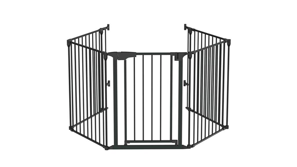 metal fireplace baby gate