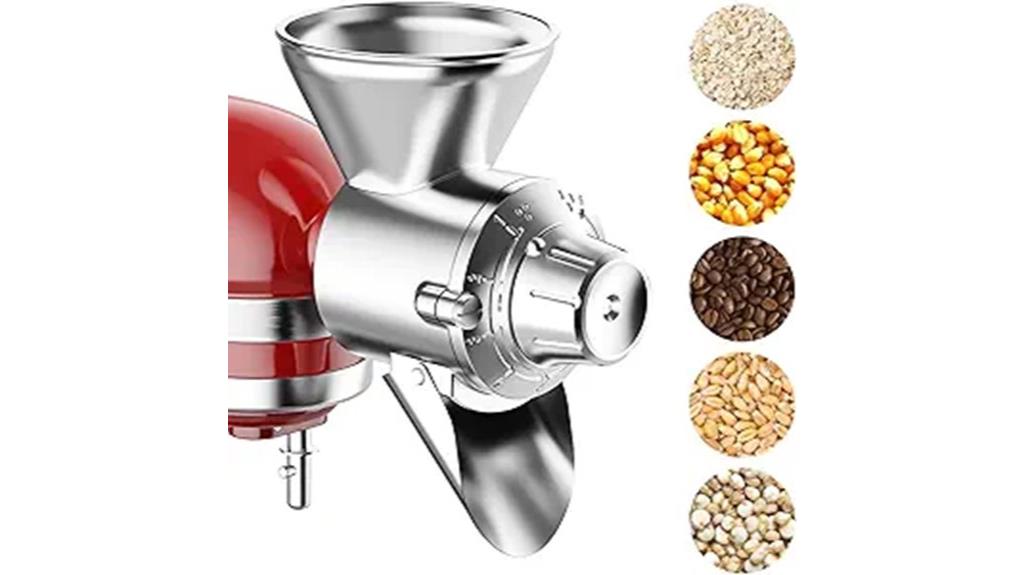 metal mill attachment for kitchenaid