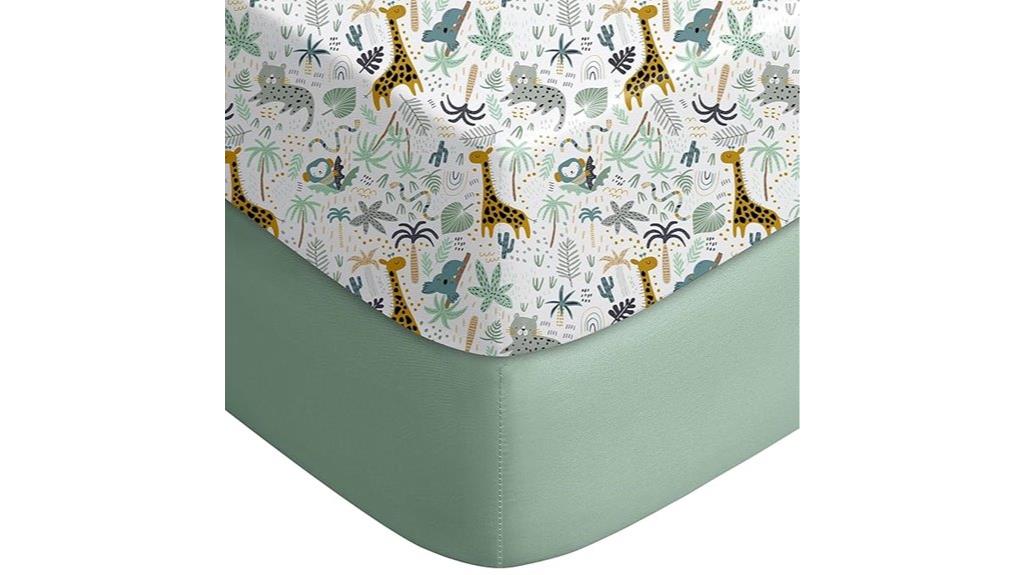 mini crib sheet set