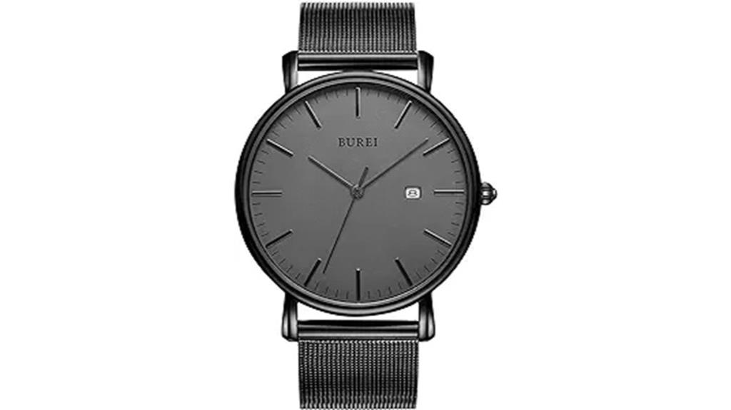 minimalist leather men s watch
