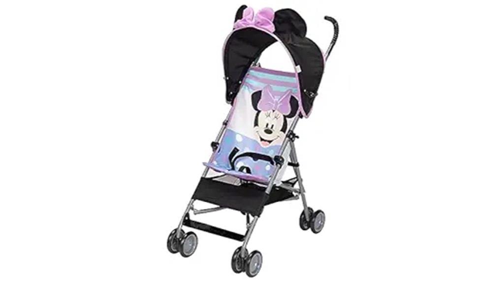 minnie 3d character stroller