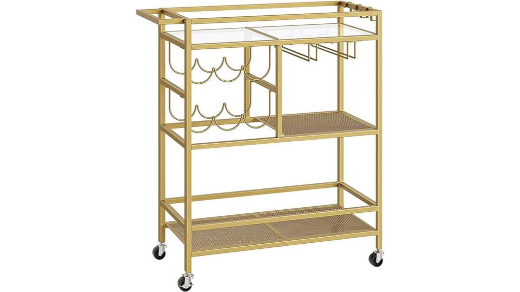 mobile home bar cart