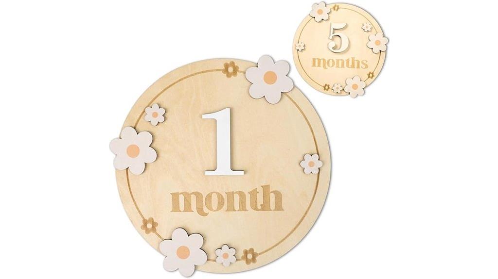 monthly baby milestone cards