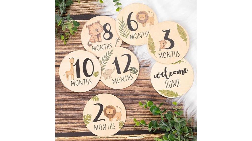 monthly baby milestone cards