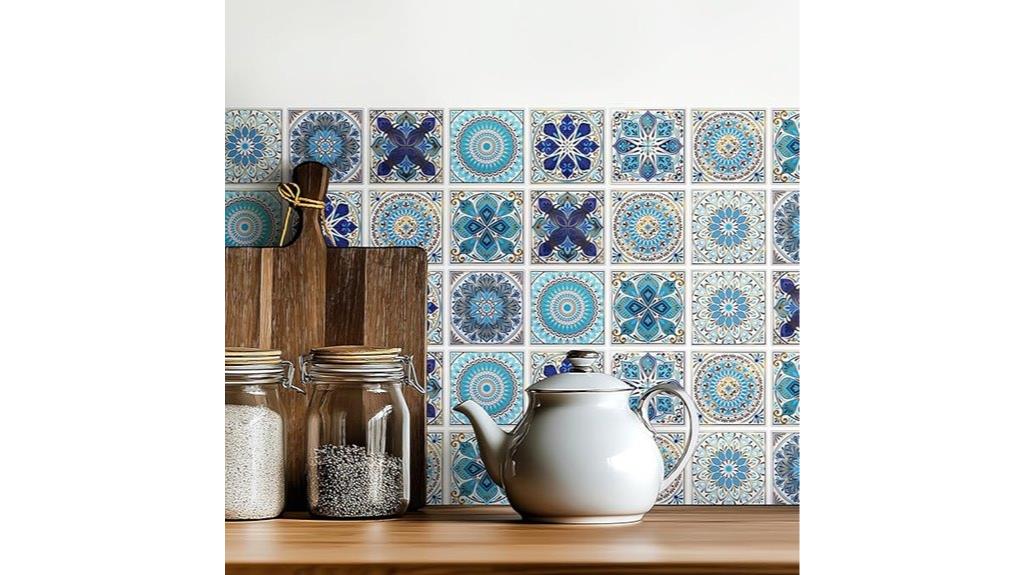 moroccan mandala tile decals