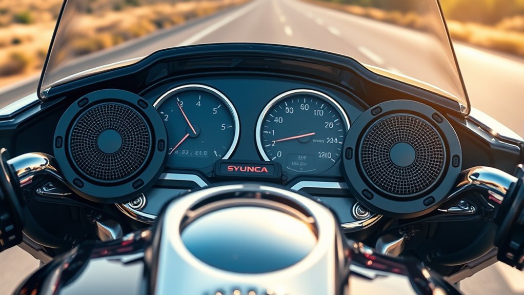 motorcycle dash speaker considerations