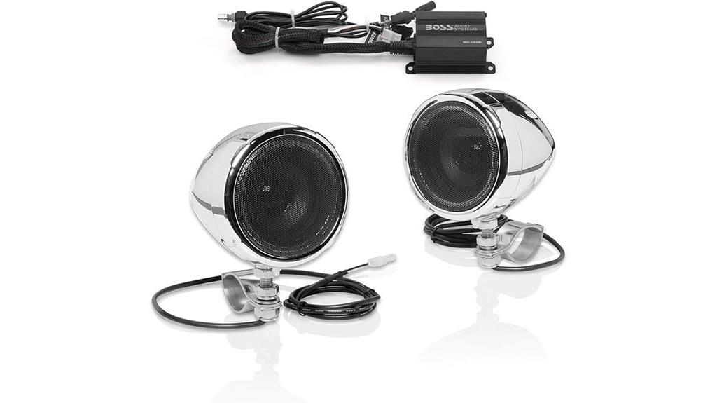 motorcycle speakers amplifier system