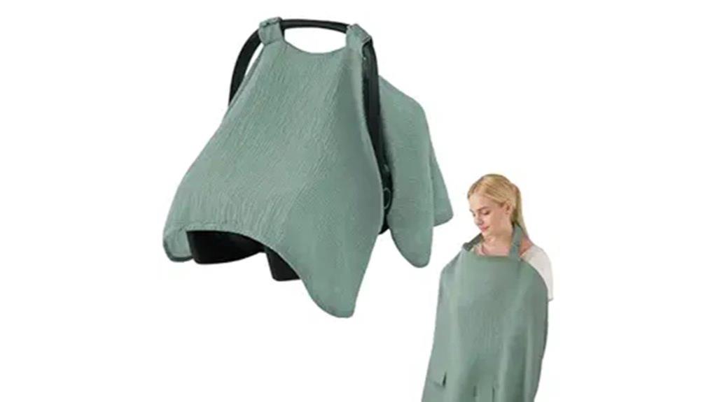 muslin baby car seat cover