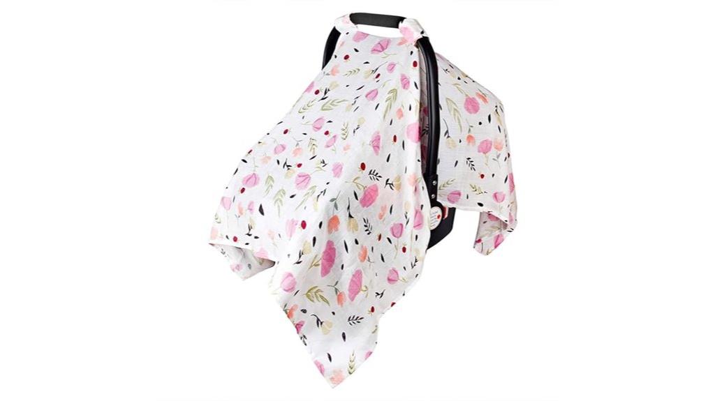 muslin baby car seat cover
