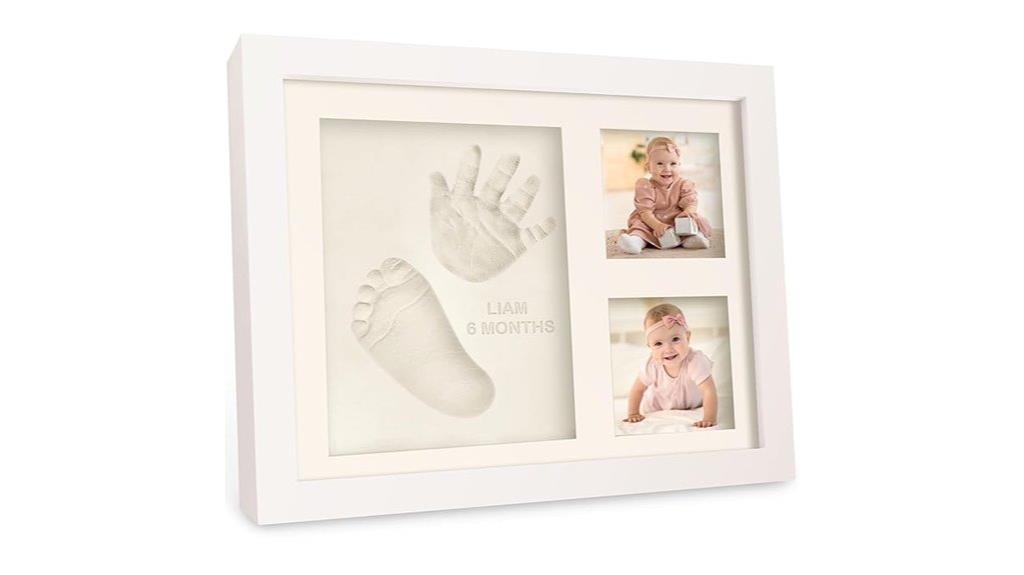 newborn baby handprint frame