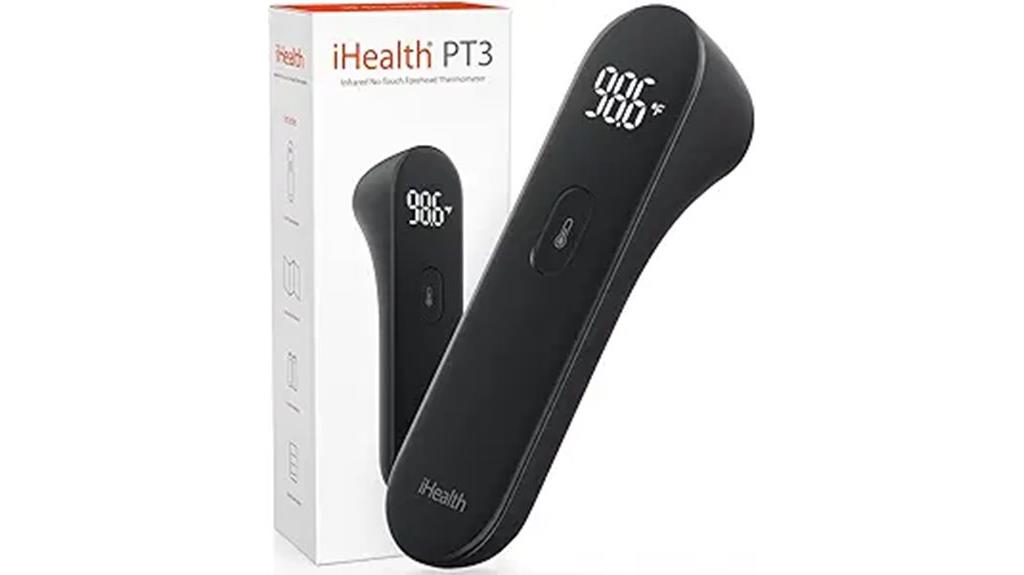 no touch forehead thermometer