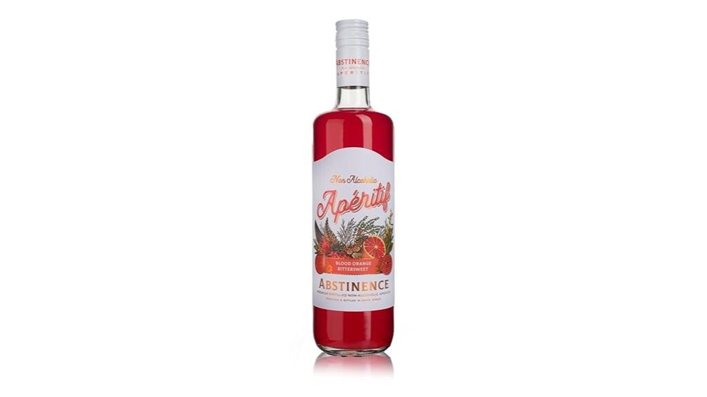 non alcoholic blood orange aperitif