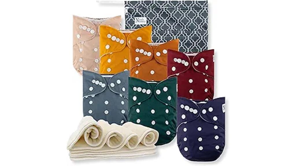 nursery cloth diapers set