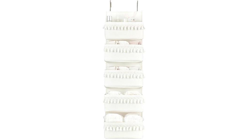 nursery door tassel organizer