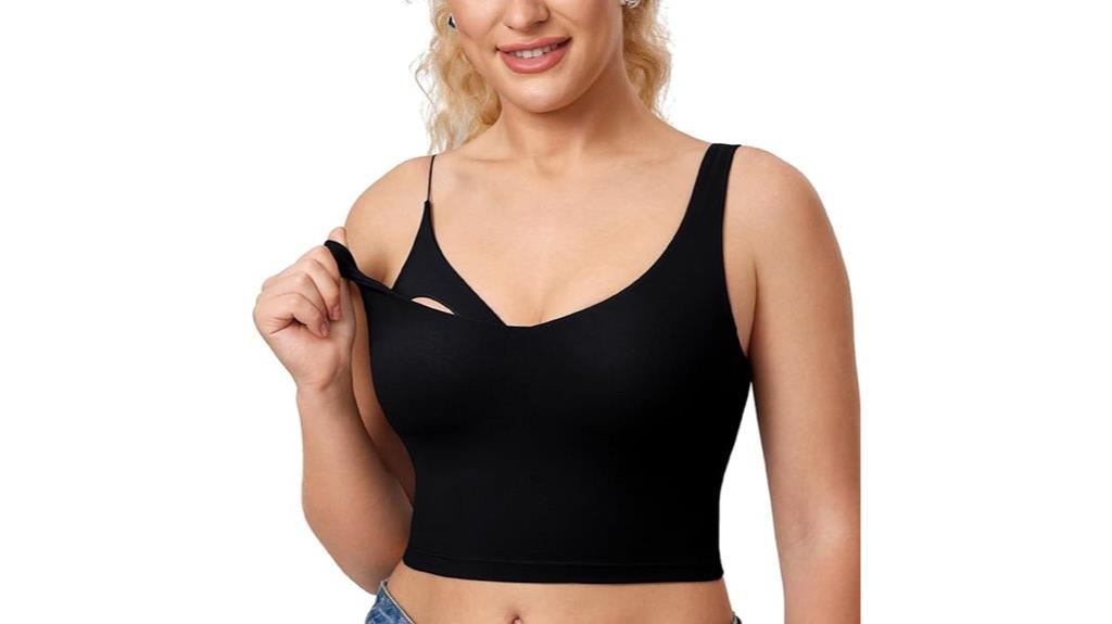 nursing bras with built in support
