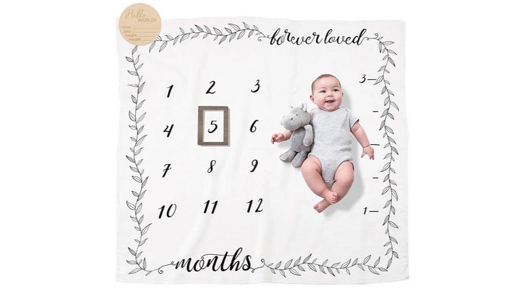 organic milestone blanket set