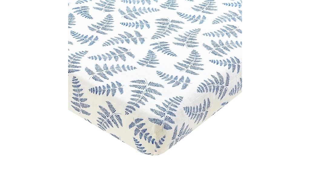 organic muslin crib sheet