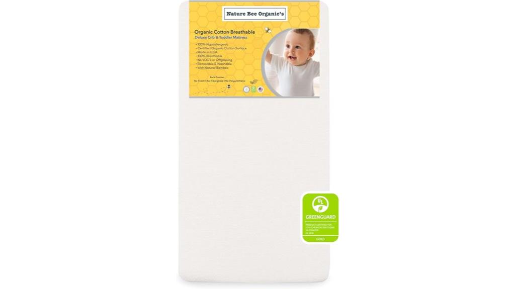 organic toddler mattress breathable