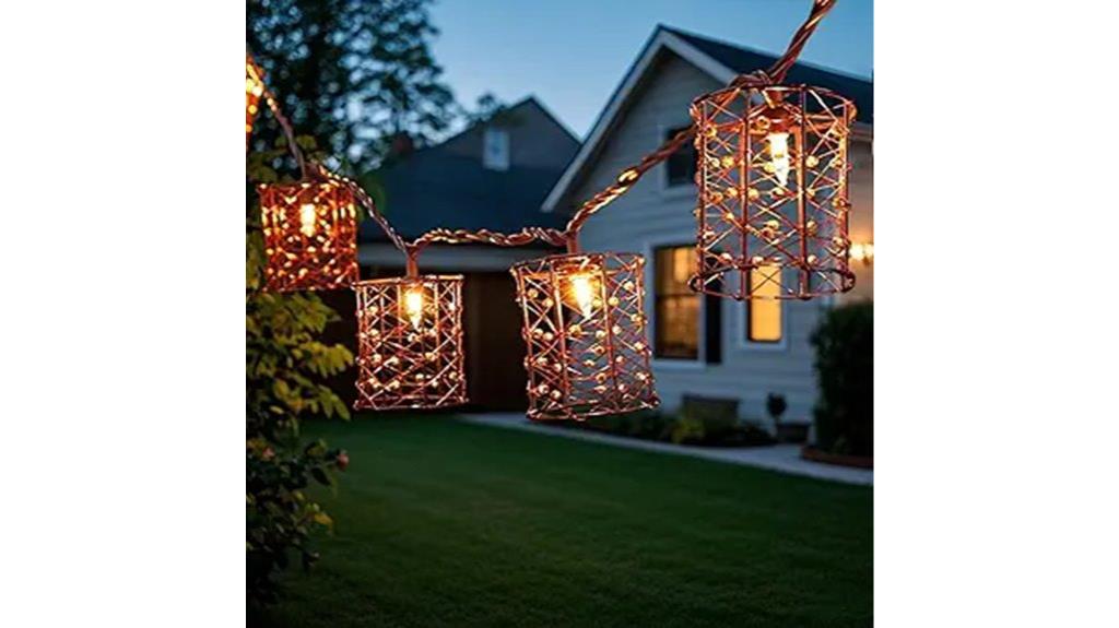 outdoor patio string lights