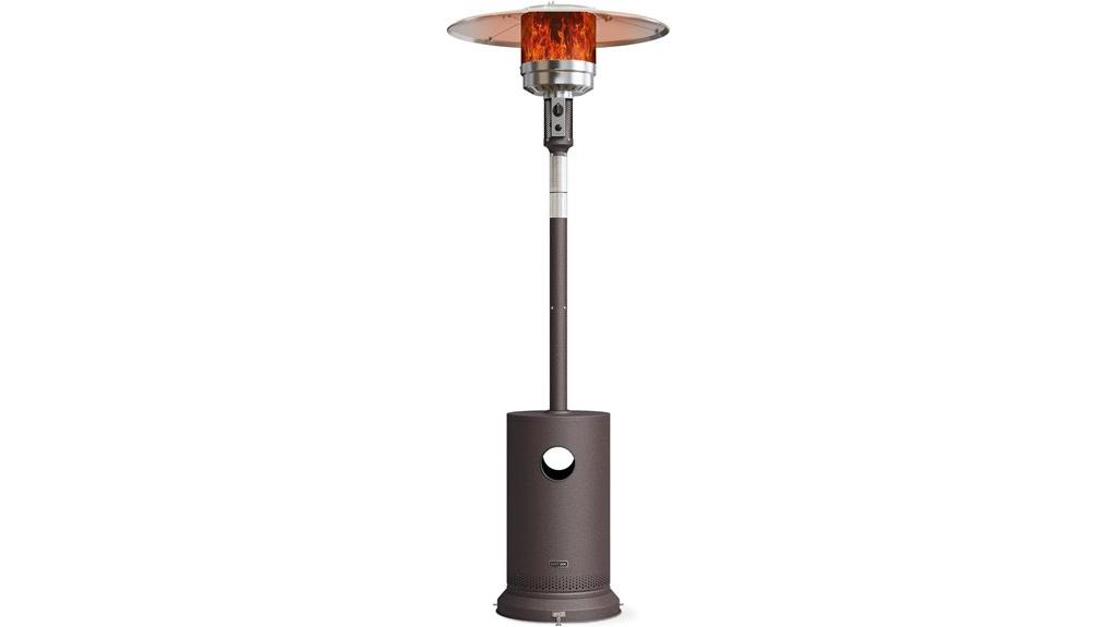 outdoor round table heater