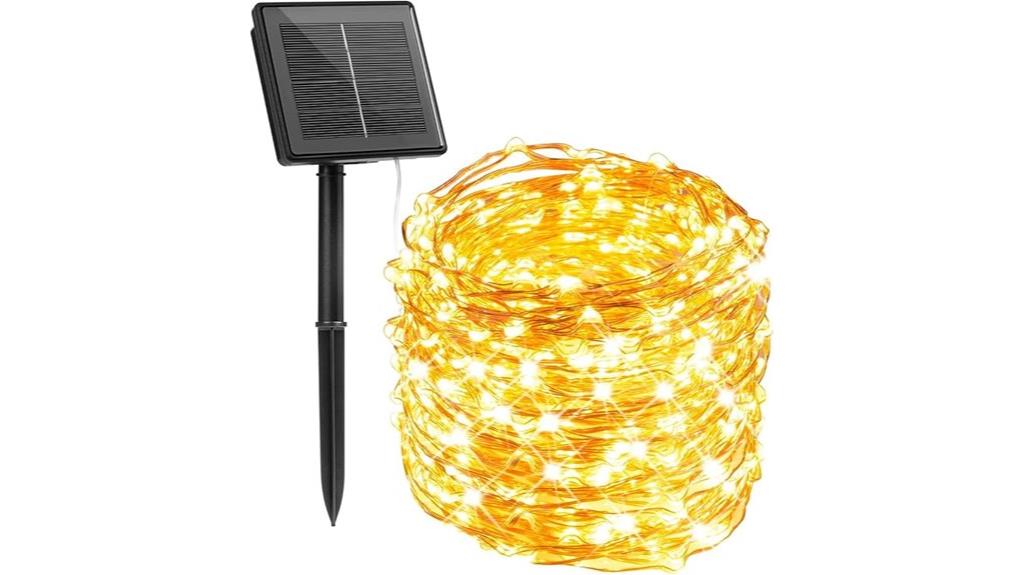 outdoor solar string lights