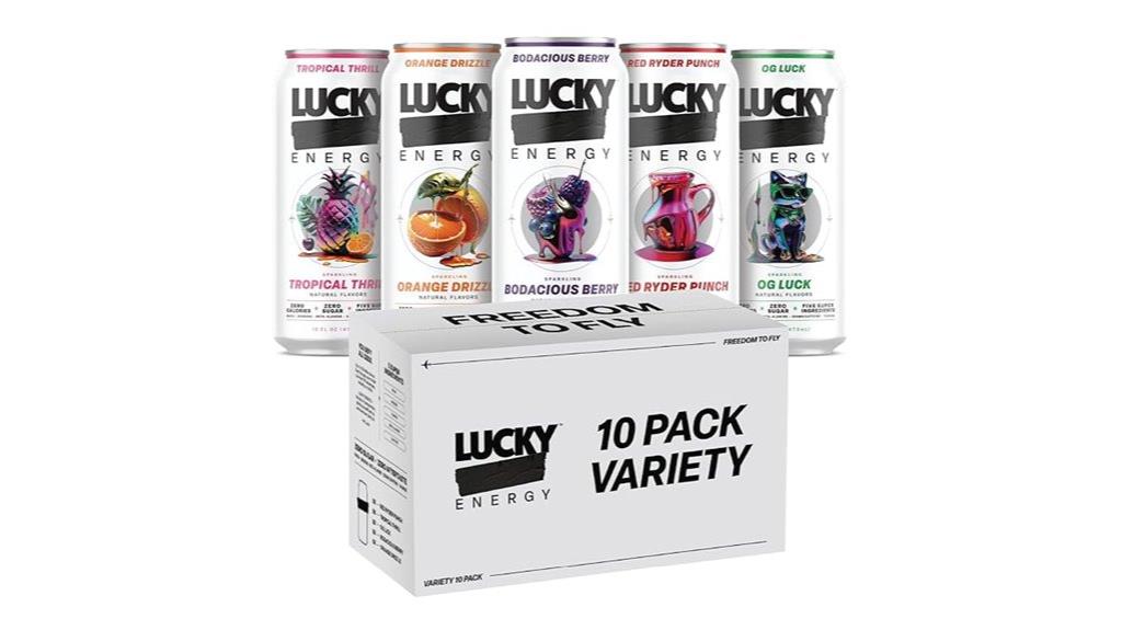 pack of 10 sugar free drinks