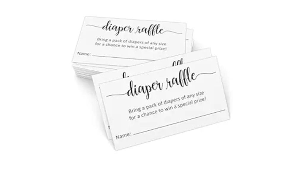 pack of 50 raffle tickets
