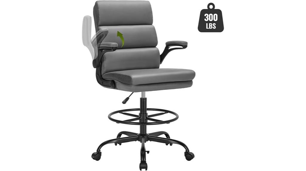 padded armrest adjustable footrest