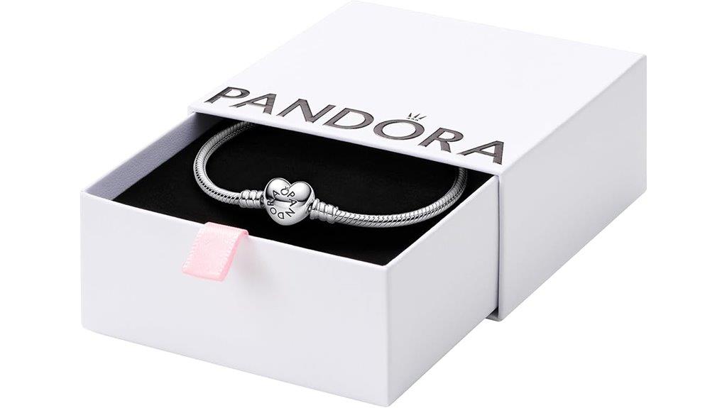 pandora heart clasp bracelet