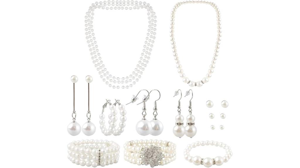 pearl jewelry set