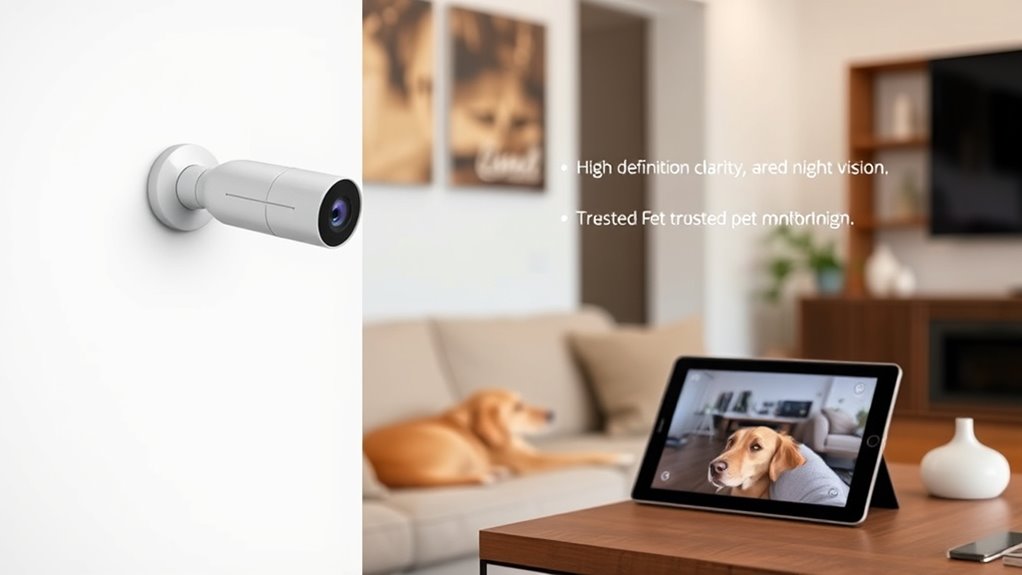 pet monitoring security features