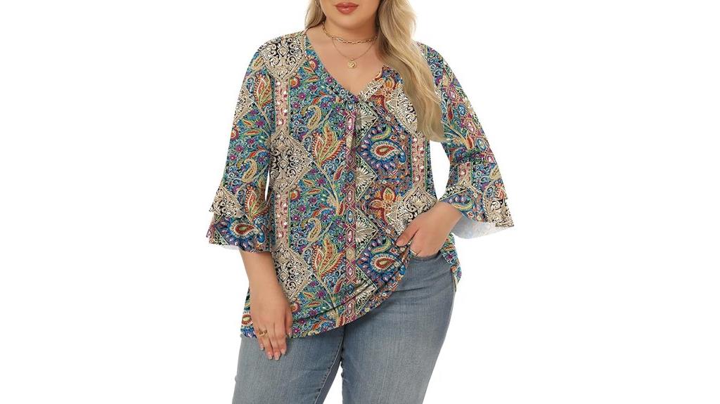 plus size tunic blouse