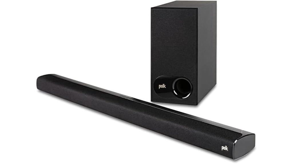 polk audio soundbar subwoofer