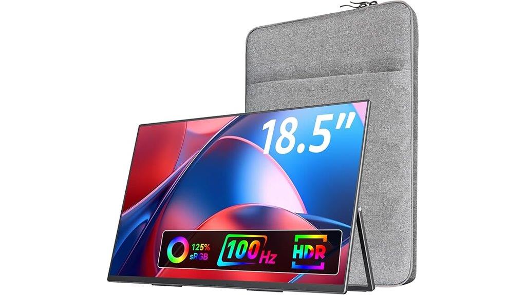 portable 18 5 inch monitor