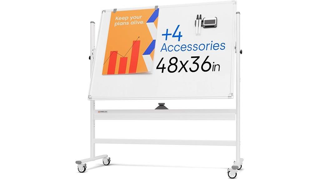 portable 48x36 magnetic whiteboard