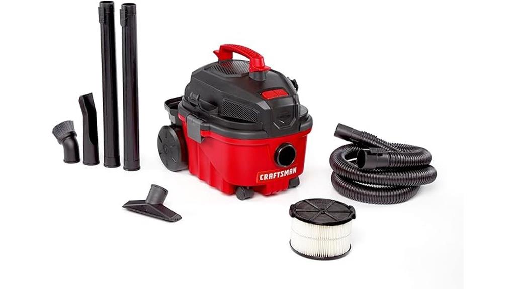 portable 4 gallon vacuum