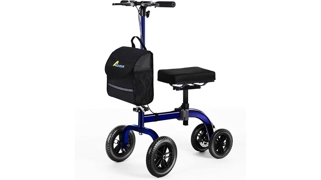 portable all terrain knee scooter