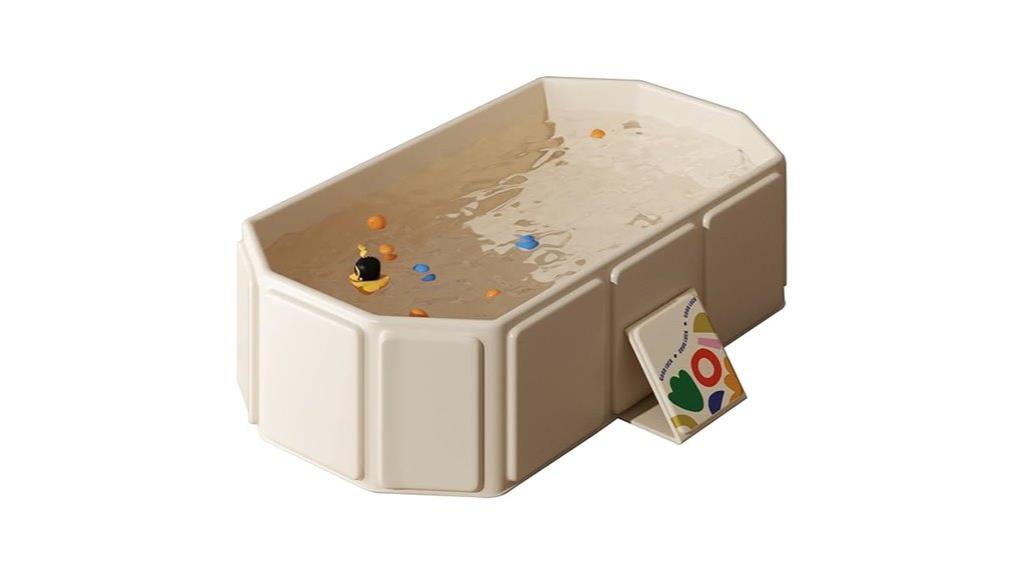 portable baby bathtub with safety features