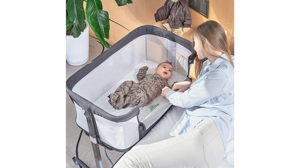 portable baby bedside sleeper