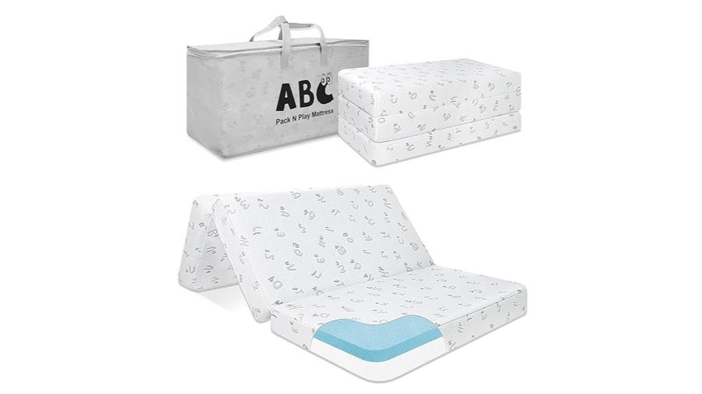 portable baby mattress option