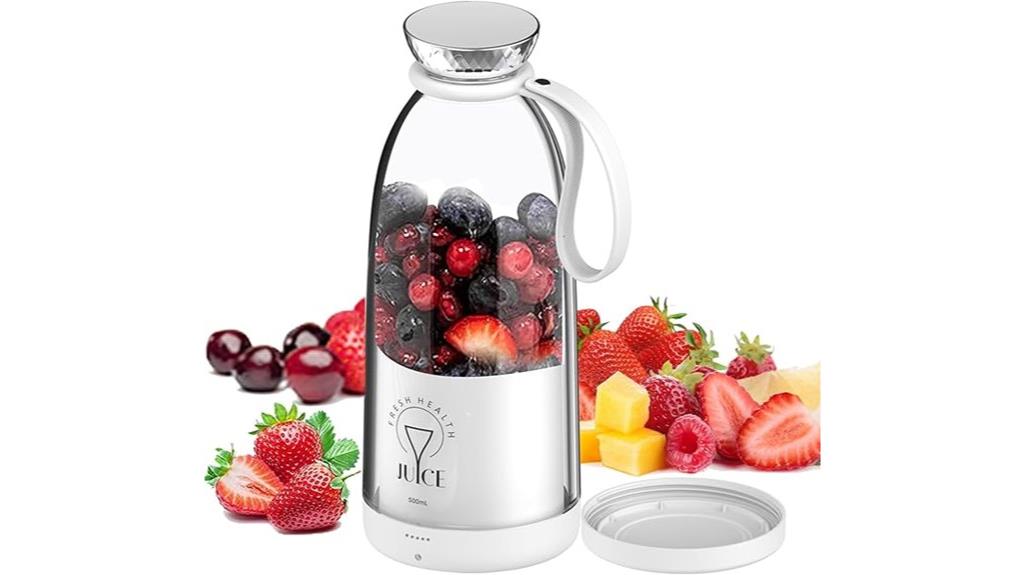 portable blender with blades