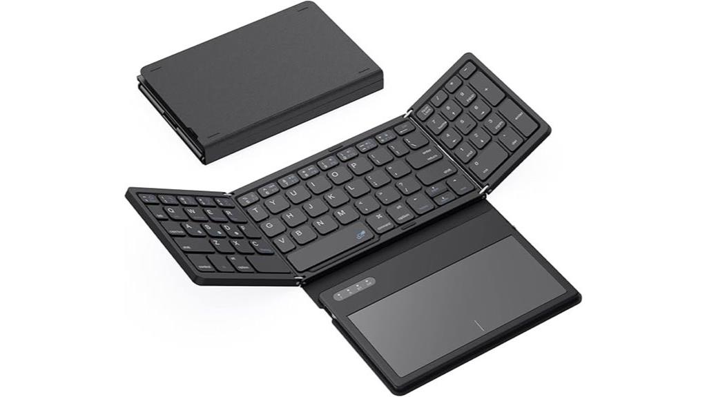 portable bluetooth keyboard with touchpad