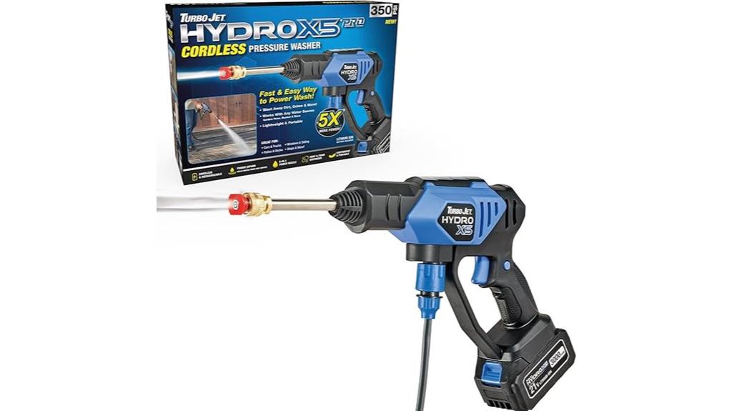 portable cordless pressure washer