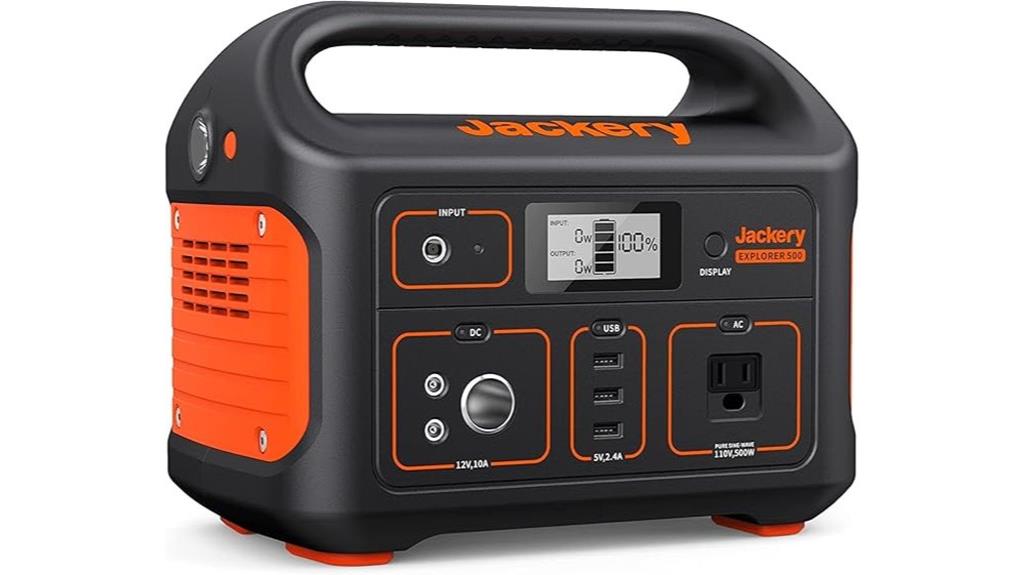 portable explorer 500 power