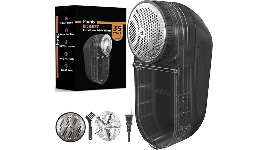 portable fabric shaver device