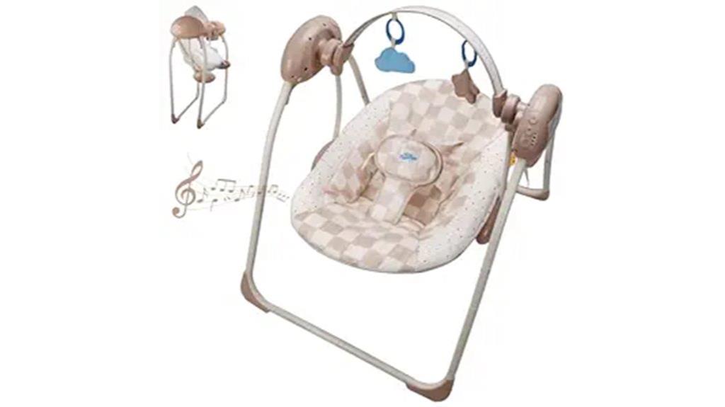 portable infant swing features