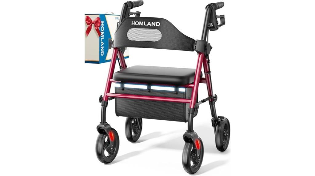 portable seat rollator