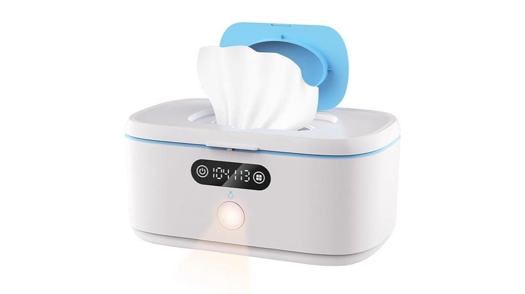 portable wipe warmer device