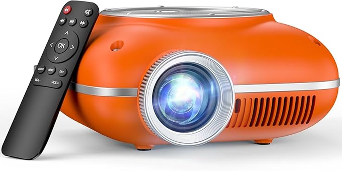 portable wireless projector
