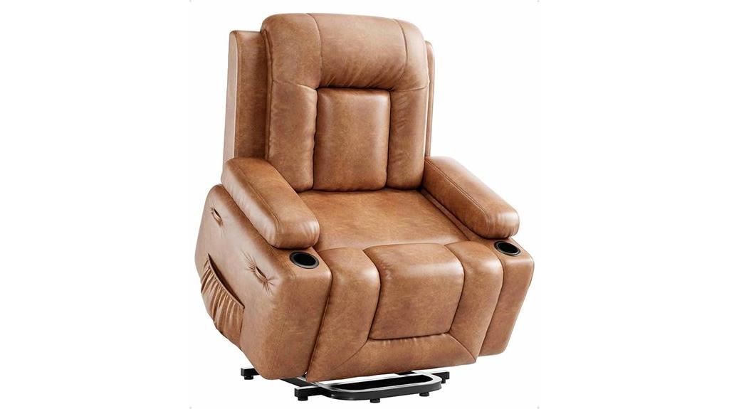 power lift recliner with heat